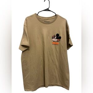 Disney Tan Mickey Mouse‎ Graphic Tee
